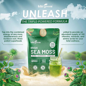 KIKI GREEN - KIKI Green Irish Sea Moss Powder 227Gr. - The Red Vitamin MX - Suplementos Alimenticios - {{ shop.shopifyCountryName }}