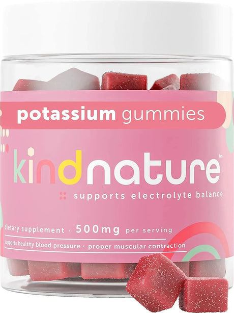 KINDNATURE - Kind Nature High Potassium Supplement 500Mg. 60 Gomitas - The Red Vitamin MX - Suplementos Alimenticios - {{ shop.shopifyCountryName }}