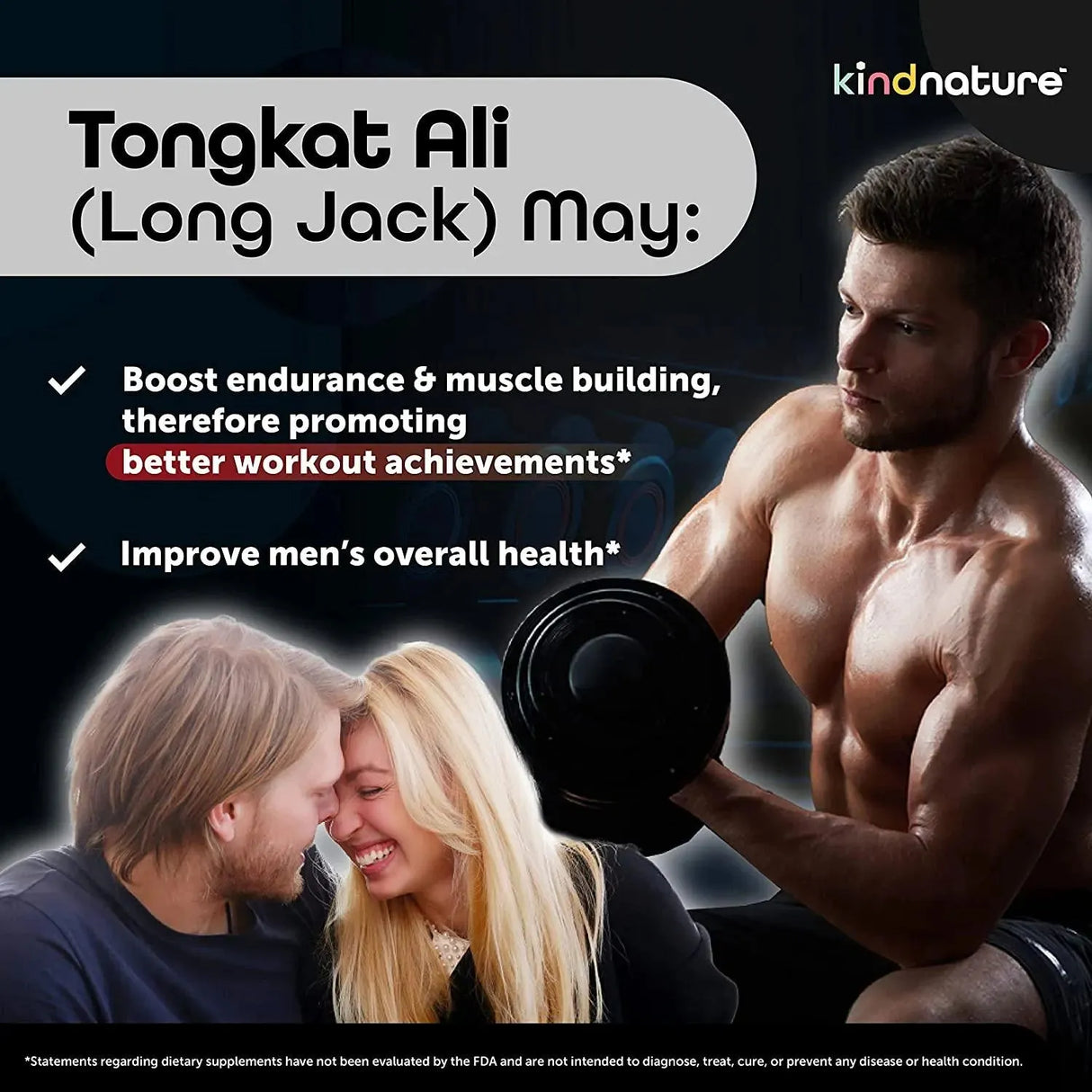 KINDNATURE - KindNature Tongkat Ali 1200Mg. 60 Gomitas - The Red Vitamin MX - Suplementos Alimenticios - {{ shop.shopifyCountryName }}