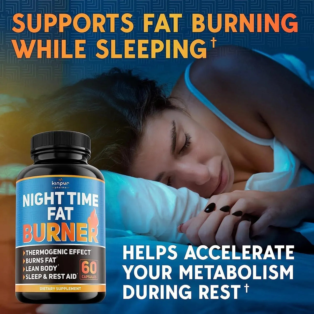 KINPUR PHARMA - Kinpur Pharma Night Time Fat Burner 120 Capsulas - The Red Vitamin MX - Suplementos Alimenticios - {{ shop.shopifyCountryName }}