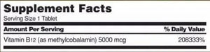 KIRKLAND - Kirkland Vitamins B12 5000mcg 300 Tabletas - The Red Vitamin MX - Suplementos Alimenticios - {{ shop.shopifyCountryName }}