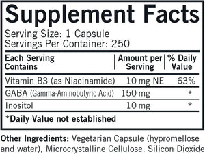 KIRKMAN - Kirkman GABA with Niacinamide & Inositol 250 Capsulas - The Red Vitamin MX - Suplementos Alimenticios - {{ shop.shopifyCountryName }}