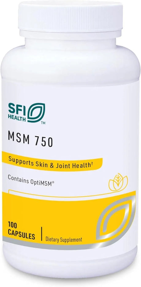 KLAIRE LABS - Klaire Labs MSM 750 100 Capsulas - The Red Vitamin MX - Suplementos Alimenticios - {{ shop.shopifyCountryName }}