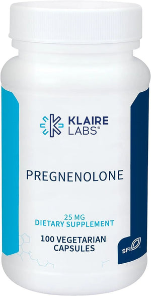 KLAIRE LABS - Klaire Labs Pregnenolone 25Mg. 100 Capsulas - The Red Vitamin MX - Suplementos Alimenticios - {{ shop.shopifyCountryName }}