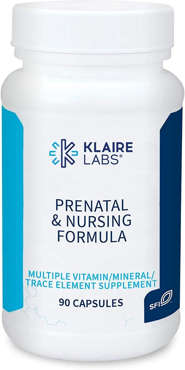 KLAIRE LABS - Klaire Labs Prenatal & Nursing Formula 90 Capsulas - The Red Vitamin MX - Suplementos Alimenticios - {{ shop.shopifyCountryName }}