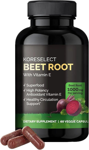 KORESELECT - KORESELECT Beet Root 1000Mg. 60 Capsulas - The Red Vitamin MX - Suplementos Alimenticios - {{ shop.shopifyCountryName }}