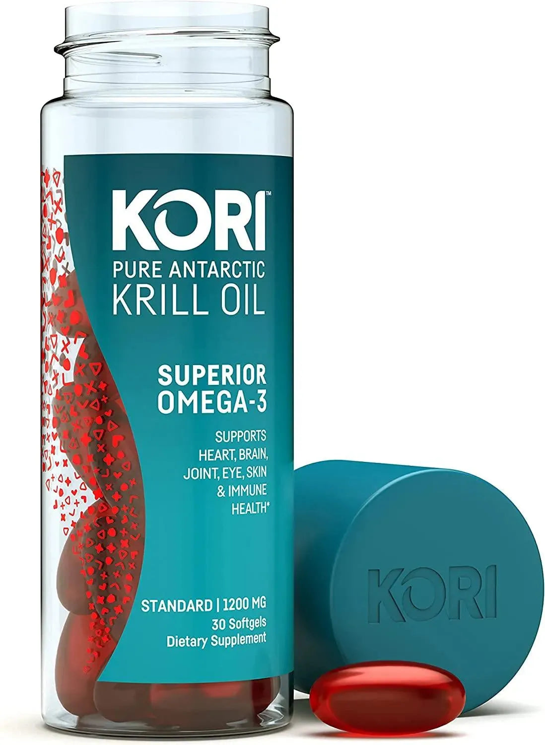 KORI KRILL - Kori Antarctic Krill Oil Omega-3 1200Mg. Max Strength 30 Capsulas Blandas - The Red Vitamin MX - Suplementos Alimenticios - {{ shop.shopifyCountryName }}