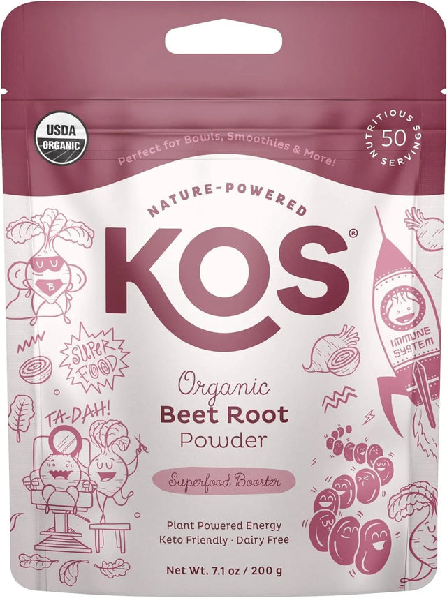 KOS - KOS Organic Beet Root Powder 200Gr. - The Red Vitamin MX - Suplementos Alimenticios - {{ shop.shopifyCountryName }}