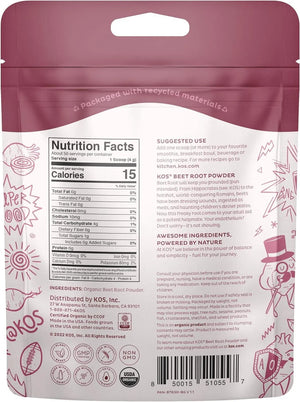 KOS - KOS Organic Beet Root Powder 200Gr. - The Red Vitamin MX - Suplementos Alimenticios - {{ shop.shopifyCountryName }}