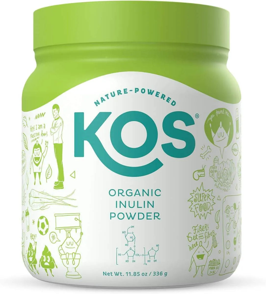 KOS - KOS Organic Inulin Powder 336Gr. - The Red Vitamin MX - Suplementos Alimenticios - {{ shop.shopifyCountryName }}