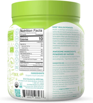 KOS - KOS Organic Inulin Powder 336Gr. - The Red Vitamin MX - Suplementos Alimenticios - {{ shop.shopifyCountryName }}