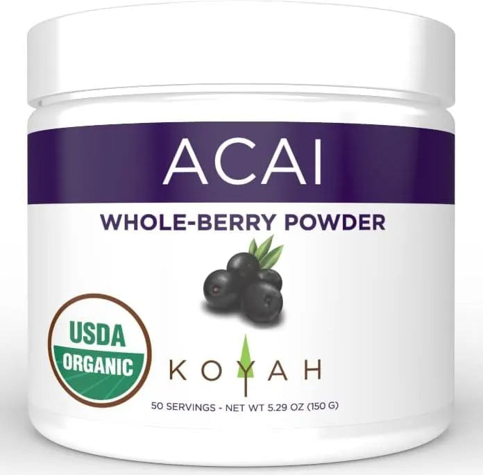 KOYAH - KOYAH Organic Acai Powder 150Gr. - The Red Vitamin MX - Suplementos Alimenticios - {{ shop.shopifyCountryName }}