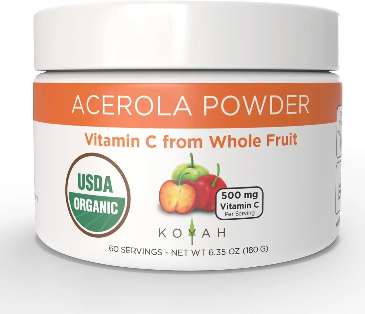 KOYAH - KOYAH Organic Natural Vitamin C Powder from Freeze-dried Whole Acerola Fruits 180Gr. - The Red Vitamin MX - Suplementos Alimenticios - {{ shop.shopifyCountryName }}