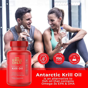 KRILLDNA - KrillDNA Antarctic Krill Oil 1000Mg. 120 Capsulas Blandas - The Red Vitamin MX - Suplementos Alimenticios - {{ shop.shopifyCountryName }}