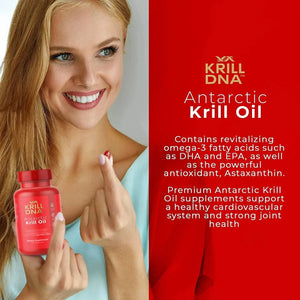 KRILLDNA - KrillDNA Antarctic Krill Oil 1000Mg. 120 Capsulas Blandas - The Red Vitamin MX - Suplementos Alimenticios - {{ shop.shopifyCountryName }}