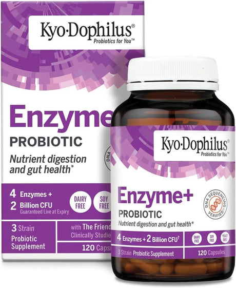 KYO-DOPHILUS - Kyo-Dophilus Probiotic Plus Enzymes 120 Capsulas - The Red Vitamin MX - Suplementos Alimenticios - {{ shop.shopifyCountryName }}