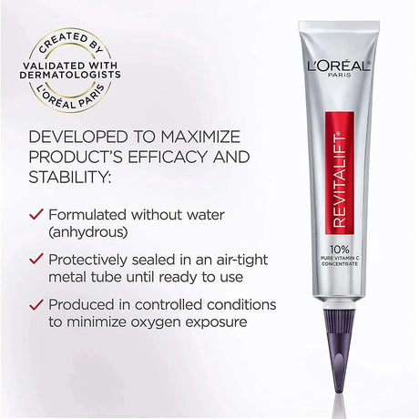L’OREAL PARIS - L’Oreal Paris Vitamin C Serum Revitalift Derm Intensives 30Ml. - The Red Vitamin MX - Sueros Para La Cara - {{ shop.shopifyCountryName }}