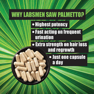 LABSMEN - Labsmen Saw Palmetto 1235Mg. 60 Capsulas - The Red Vitamin MX - Suplementos Alimenticios - {{ shop.shopifyCountryName }}