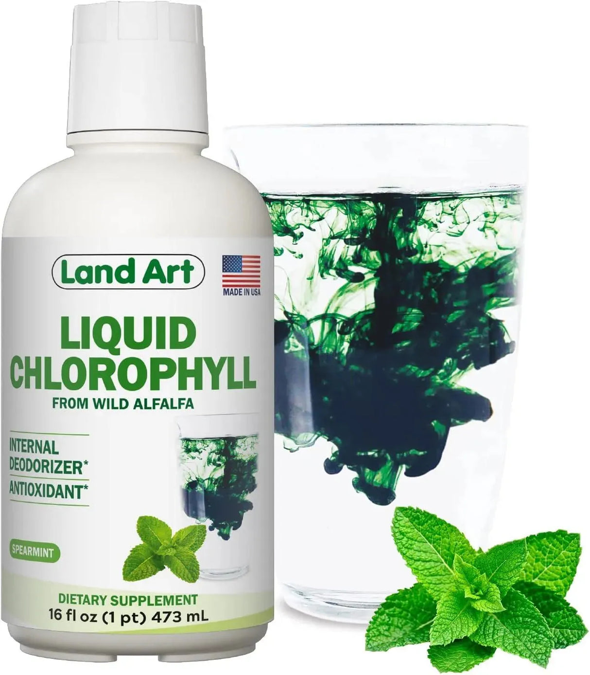 LAND ART - Land Art Liquid Chlorophyll Mint Flavored 473Ml. - The Red Vitamin MX - Suplementos Alimenticios - {{ shop.shopifyCountryName }}