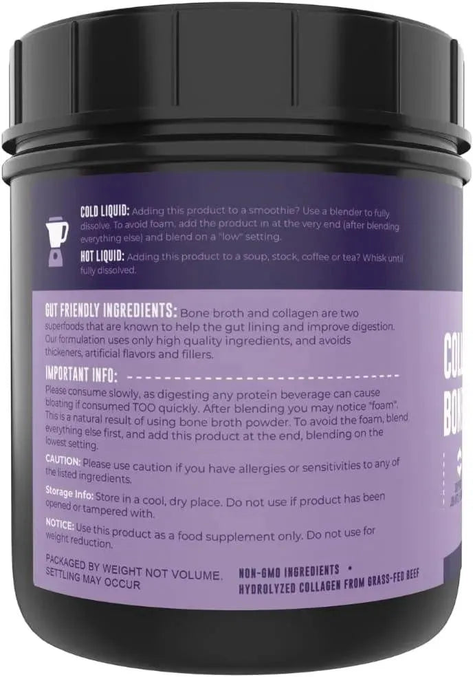 LEFT COAST PERFORMANCE - Left Coast Performance Bone Broth Powder with Grass Fed Collagen Peptides 454Gr. - The Red Vitamin MX - Suplementos Alimenticios - {{ shop.shopifyCountryName }}
