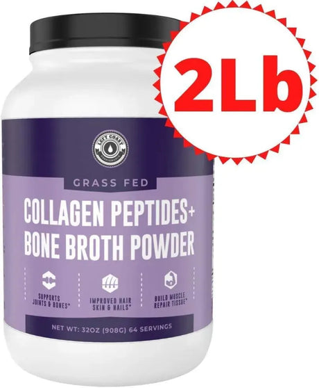 LEFT COAST PERFORMANCE - Left Coast Performance Collagen Bone Broth Powder 908Gr. - The Red Vitamin MX - Suplementos Alimenticios - {{ shop.shopifyCountryName }}