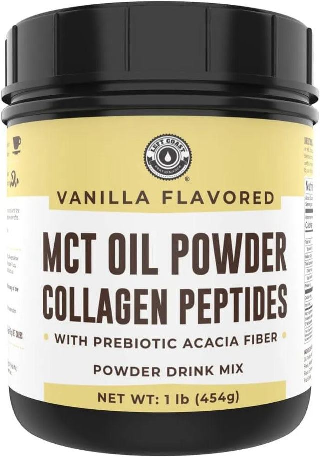 LEFT COAST PERFORMANCE - Left Coast Performance MCT Powder + Collagen + Prebiotic Acacia Fibre Vanilla 454Gr. - The Red Vitamin MX - Suplementos Alimenticios - {{ shop.shopifyCountryName }}