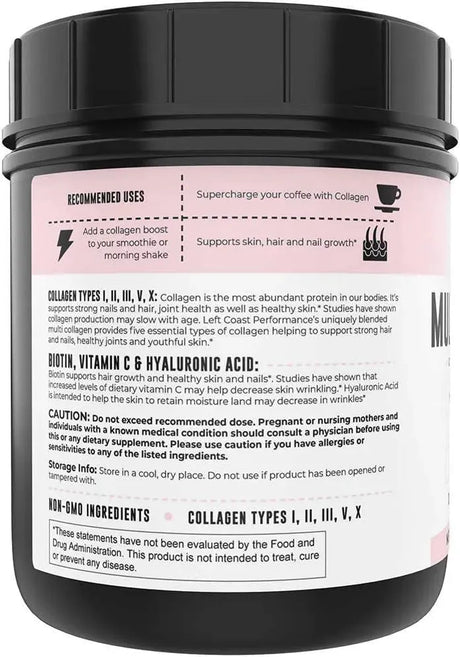LEFT COAST PERFORMANCE - Left Coast Performance Multi Collagen Powder 454Gr. - The Red Vitamin MX - Suplementos Alimenticios - {{ shop.shopifyCountryName }}