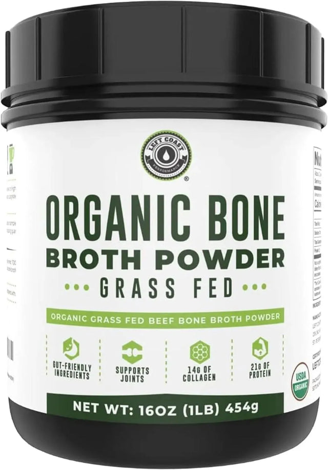LEFT COAST PERFORMANCE - Left Coast Performance Organic Bone Broth Protein Powder 454Gr. - The Red Vitamin MX - Suplementos Alimenticios - {{ shop.shopifyCountryName }}