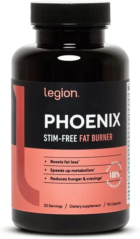 LEGION - Legion Phoenix Thermogenic Fat Burners & Weight Loss Pills 90 Capsulas - The Red Vitamin MX - Suplementos Alimenticios - {{ shop.shopifyCountryName }}