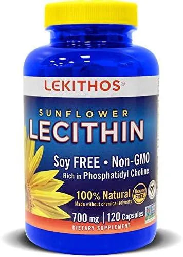 LEKITHOS - Lekithos Sunflower Lecithin 120 Capsulas - The Red Vitamin MX - Suplementos Alimenticios - {{ shop.shopifyCountryName }}