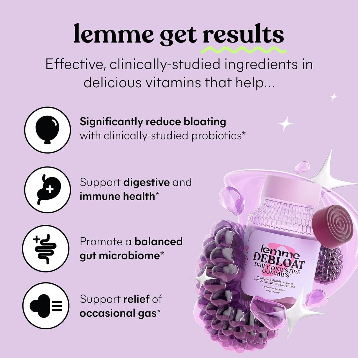 LEMME - Lemme Debloat Digestive & Gut Health Gummies 60 Gomitas 2 Pack - The Red Vitamin MX - Suplementos Alimenticios - {{ shop.shopifyCountryName }}