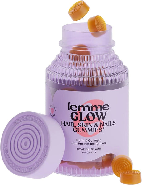 LEMME - Lemme Glow Collagen Hair Gummies 60 Gomitas - The Red Vitamin MX - Suplementos Alimenticios - {{ shop.shopifyCountryName }}