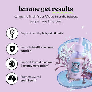 LEMME - Lemme Irish Sea Moss Organic Liquid Drops with Vitamin D3 and Biotin 30Ml. - The Red Vitamin MX - Suplementos Alimenticios - {{ shop.shopifyCountryName }}