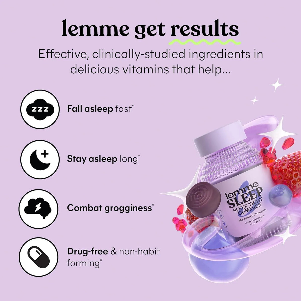 LEMME - Lemme Sleep Gummies 60 Gomitas - The Red Vitamin MX - Suplementos Alimenticios - {{ shop.shopifyCountryName }}