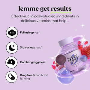 LEMME - Lemme Sleep Gummies 60 Gomitas - The Red Vitamin MX - Suplementos Alimenticios - {{ shop.shopifyCountryName }}