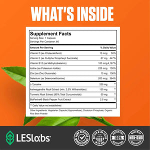 LES LABS - LES Labs Thyroid Support 60 Capsulas - The Red Vitamin MX - Suplementos Alimenticios - {{ shop.shopifyCountryName }}