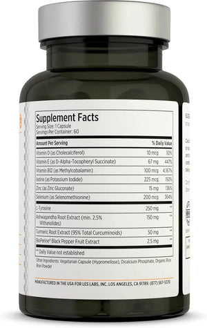 LES LABS - LES Labs Thyroid Support 60 Capsulas - The Red Vitamin MX - Suplementos Alimenticios - {{ shop.shopifyCountryName }}