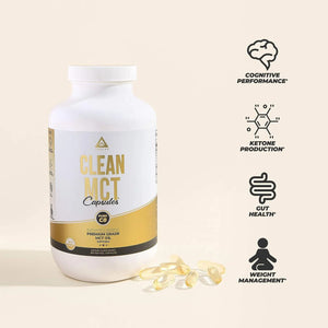 LEVELUP - LevelUp Clean MCT Oil 280 Capsulas - The Red Vitamin MX - Suplementos Alimenticios - {{ shop.shopifyCountryName }}