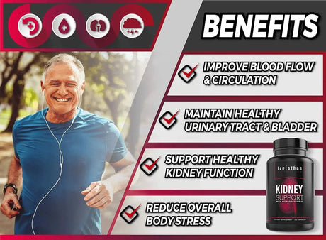 LEVITHAN - Leviathan Super Kidney Cleanse & Urinary Detox Formula 120 Capsulas - The Red Vitamin MX - Suplementos Alimenticios - {{ shop.shopifyCountryName }}