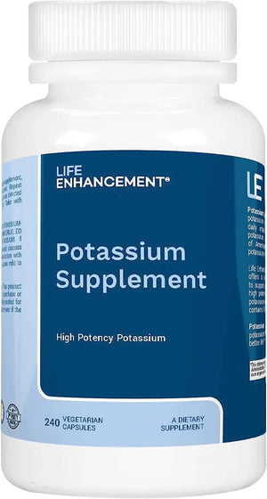 LIFE ENHANCEMENT - Life Enhancement Potassium Supplement 1020Mg. 240 Capsulas - The Red Vitamin MX - Suplementos Alimenticios - {{ shop.shopifyCountryName }}