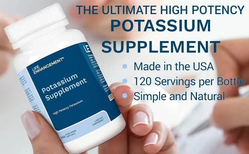 LIFE ENHANCEMENT - Life Enhancement Potassium Supplement 1020Mg. 240 Capsulas - The Red Vitamin MX - Suplementos Alimenticios - {{ shop.shopifyCountryName }}