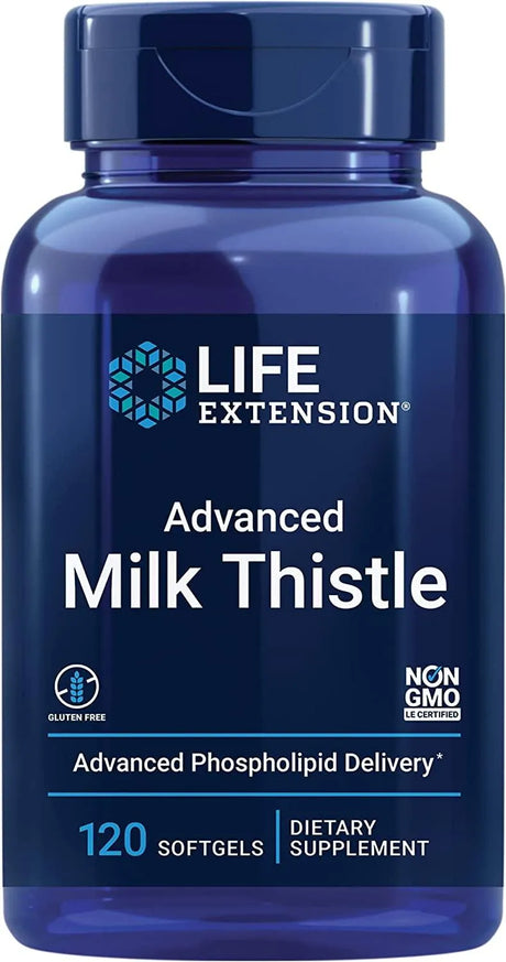 LIFE EXTENSION - Life Extension Advanced Milk Thistle 120 Capsulas Blandas - The Red Vitamin MX - Suplementos Alimenticios - {{ shop.shopifyCountryName }}