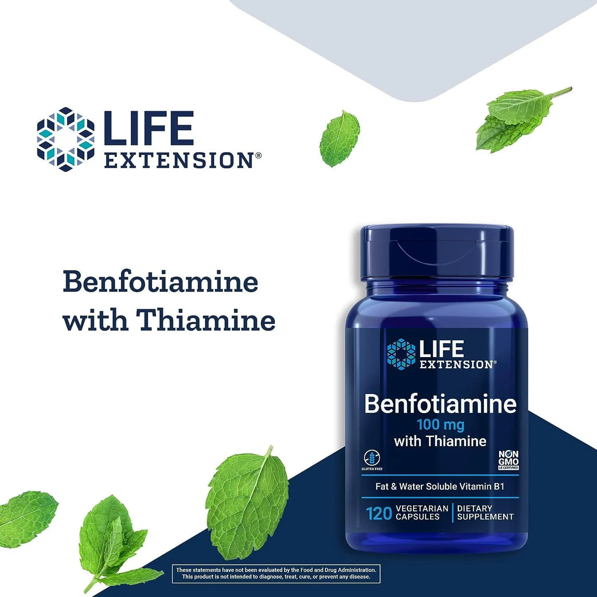 LIFE EXTENSION - Life Extension Benfotiamine with Thiamine 120 Capsulas - The Red Vitamin MX - Suplementos Alimenticios - {{ shop.shopifyCountryName }}