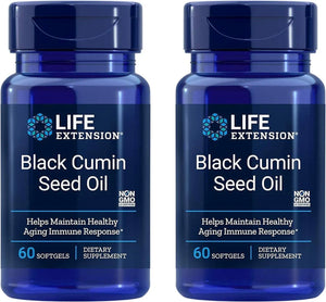 LIFE EXTENSION - Life Extension Black Cumin Seed Oil 60 Capsulas Blandas 2 Pack - The Red Vitamin MX - Suplementos Alimenticios - {{ shop.shopifyCountryName }}