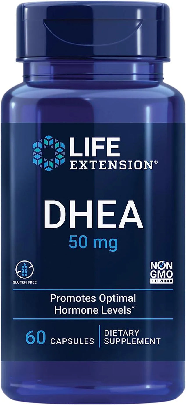 LIFE EXTENSION - Life Extension DHEA 50Mg. 60 Capsulas - The Red Vitamin MX - Suplementos Alimenticios - {{ shop.shopifyCountryName }}