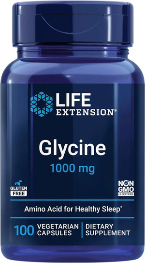 LIFE EXTENSION - Life Extension Glycine 1000Mg. 100 Capsulas - The Red Vitamin MX - Suplementos Alimenticios - {{ shop.shopifyCountryName }}