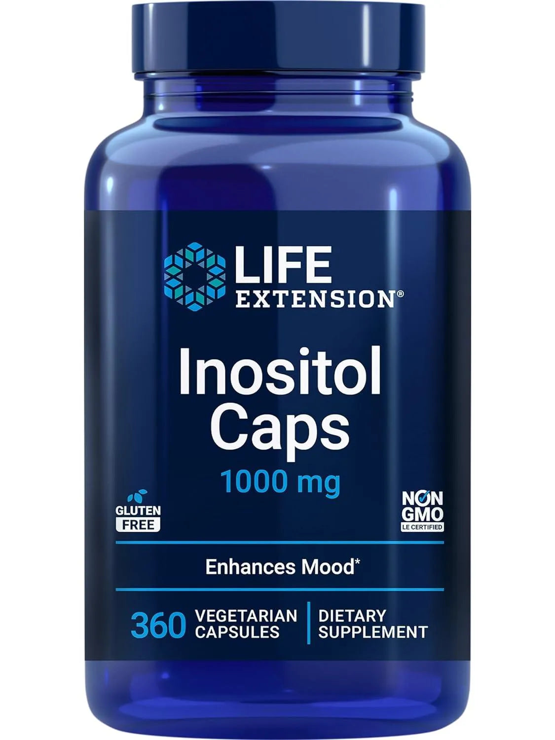 LIFE EXTENSION - Life Extension Inositol 1000Mg. 360 Capsulas - The Red Vitamin MX - Suplementos Alimenticios - {{ shop.shopifyCountryName }}