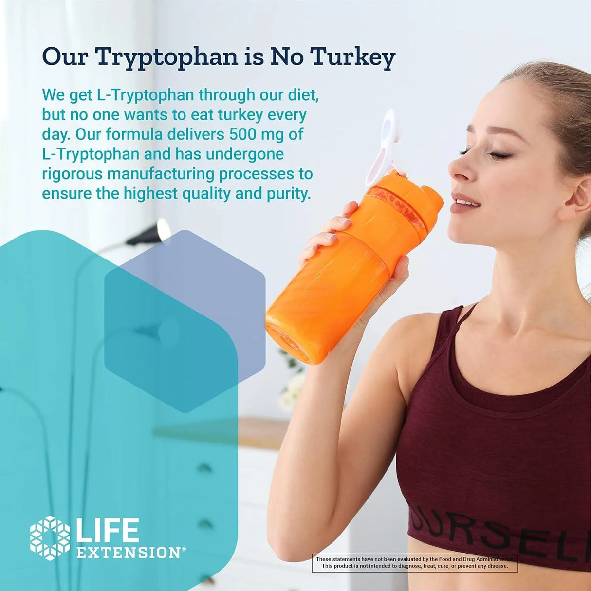 LIFE EXTENSION - Life Extension L-Tryptophan 500Mg. 90 Capsulas - The Red Vitamin MX - Suplementos Alimenticios - {{ shop.shopifyCountryName }}