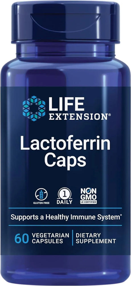 LIFE EXTENSION - Life Extension Lactoferrin 300Mg. 60 Capsulas - The Red Vitamin MX - Suplementos Alimenticios - {{ shop.shopifyCountryName }}