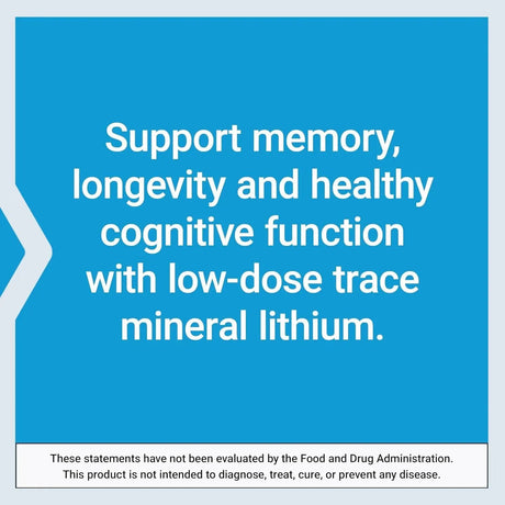 LIFE EXTENSION - Life Extension Lithium 1000mcg 100 Capsulas - The Red Vitamin MX - Suplementos Alimenticios - {{ shop.shopifyCountryName }}
